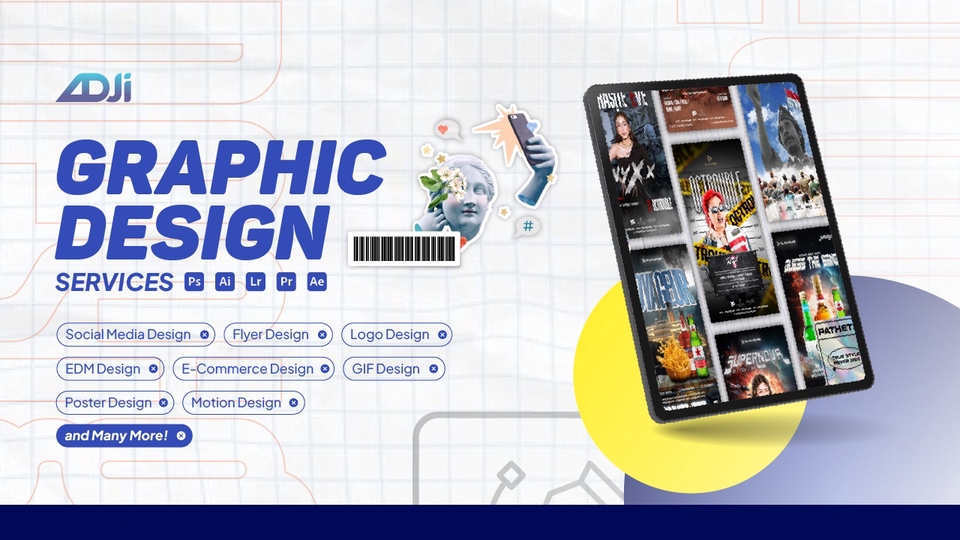 Graphic Design Services (Social Media Design, Banner Online, Thumbnail Design, etc.) 
