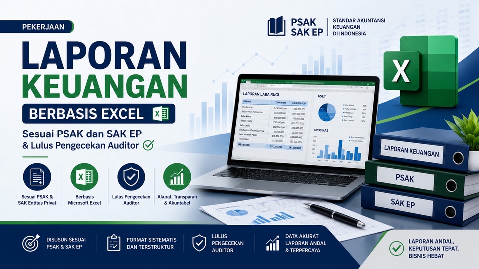 Pembuatan Laporan Keuangan Berbasis Excel atau Spreadsheet/Googlesheet