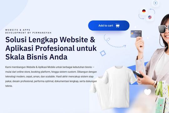 Jasa Pembuatan Website Terbaik dan Profesional - Company Profile, eCommerce, LMS, Sosial Media & Website Custom – Desain Modern & Cepat