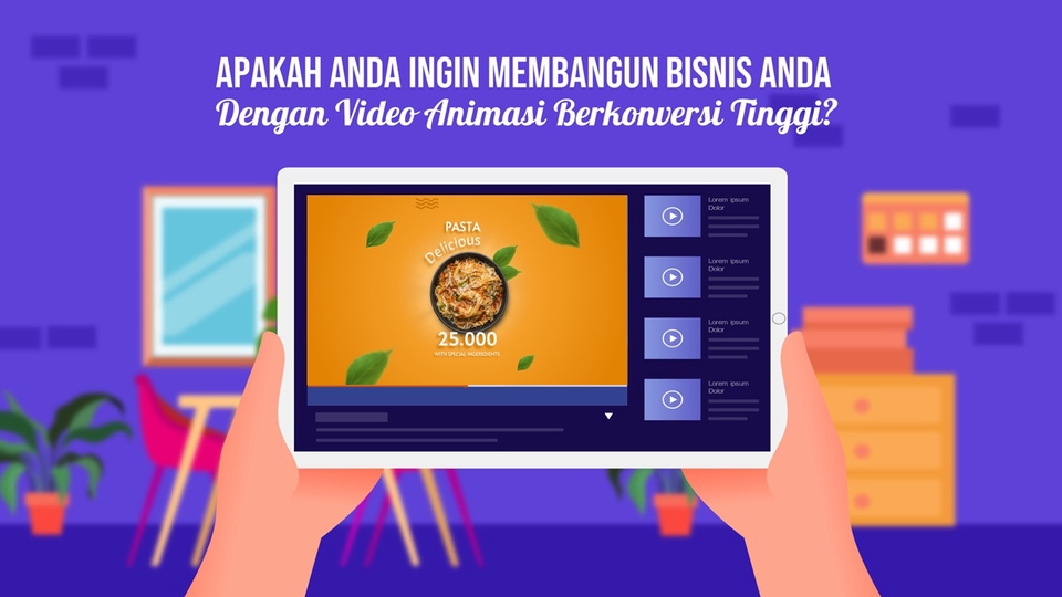 Jasa Pembuatan Motion Graphic & Animasi Explainer - Jasa Video Animasi Promosi Brand, Campagne, Demo produk, Launching Apps untuk UMKM