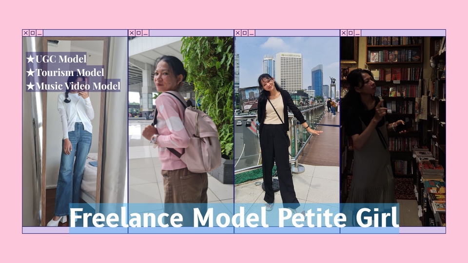 Jasa Model Foto Profesional untuk Promosi Produk Anda - Freelancer Model Petite Girl