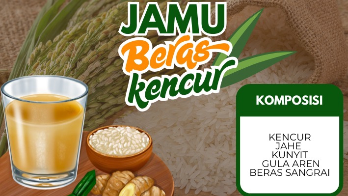 desain label stiker untuk usaha jamu tradisional agar lebih dikenal di masyarakat
