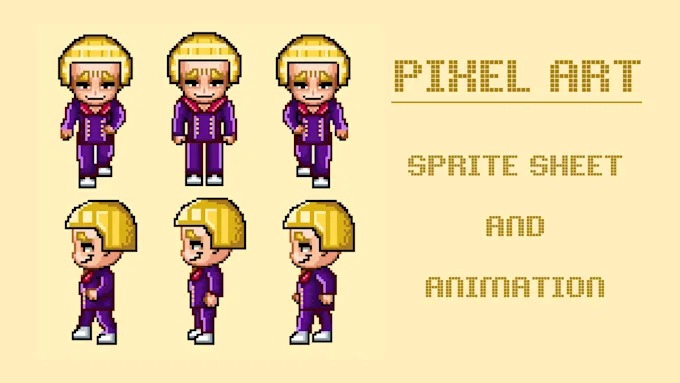 Jasa Gambar Ilustrasi Profesional dan Kreatif - JASA DESAIN PIXEL ART (Game, Sprite, Emote, Tileset)