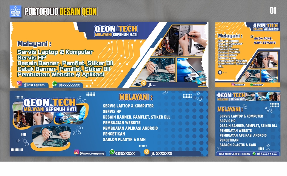 Banner Online - 24 JAM JADI - DESAIN BANNER, FEED, THUMBNAIL DLL - 3